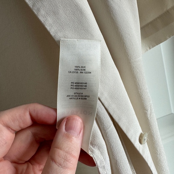 Babaton Silk Button up Shirt - Picture 3 of 3